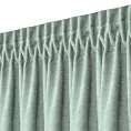 Zasłona miętowa z tkaniny welurowej 560x220 cm taśma - Dora