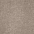 Roleta rzymska ciemnobeżowa z tkaniny zaciemniającej typu dimout o naturalnym splocie, z efektem melanżu