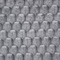 Koc 200x220 cm srebrny bardzo miękki w dotyku z wytłaczanym wzorem 3D CINDY 6 Design 91