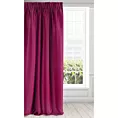 Zasłona amarantowa, matowa 140x250 cm taśma - TRIS