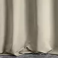 Zasłona szyta na taśmie 5 cm kremowa z gładkiej tkaniny zaciemniającej typu dimout
