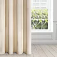 Zasłona beżowa z ekskluzywnego aksamitnego welwetu 290 g/m2 140x250 cm 10 szt. przelotek - RIA - Diva Line