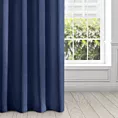 Zasłona granatowa, matowa 140x230 cm przelotka - TRIS