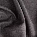 Poszewka szyta grafitowa z tkaniny zaciemniającej typu dimout o naturalnym splocie, z efektem melanżu