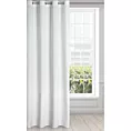 Zasłona welwetowa welwetowa biała 140x250 cm przelotka - ROSA - Design 91