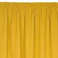 Zasłona musztardowa matowa, zaciemniająca 140x270 cm taśma - TEO