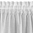 Firana biała z etaminy z jedną falbaną 140x230 cm taśma LENA 1