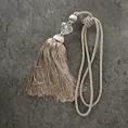 Dekoracyjny sznur do zasłon VILLIA zdobiony kryształem i puszystym chwostem