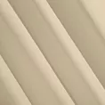 Zasłona beżowa z matowej gładkiej tkaniny 140x250 cm przelotka RITA