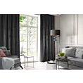 Zasłona welwetowa czarna 140x270 cm taśma - ROSA - Design 91