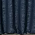 Zasłona granatowa z efektem melanżu z siateczki 140x270 cm taśma - PALERMO 1 - Terra Collection