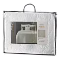 Narzuta welwetowa biała 170x210 cm pikowana RIA 5 EUROFIRANY PREMIUM
