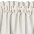 Zasłona naturalna z falbaną z tkaniny o płóciennym splocie 140x260 cm taśma - LENA