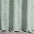 Zasłona szyta na taśmie 5 cm BRIANNA miętowa miękka szenilowa o wyraźnym splocie i lekkim połysku