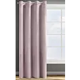 Zasłona welwetowa pudrowy róż 140x250 cm przelotka - ROSA - Design 91