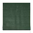 Roleta rzymska zielona z tkaniny szenilowej z efektem melanżu