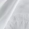 Obrus biały 140x180 cm ELEN zdobiony ozdobną kantą i haftowaną koronką EUROFIRANY PREMIUM