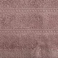 Ręcznik do rąk 30x50 cm bawełniany kolor liliowy zdobiony błyszczącymi paseczkami 500 g/m2 GLORY 4