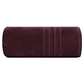 Ręcznik kąpielowy 70x140 cm bawełniany kolor bordowy z bawełny egipskiej zdobiony pasami 500 g/m2 LAVIN