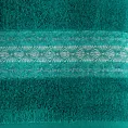 Ręcznik do rąk 70x140 cm bawełniany kolor turkusowy z żakardową bordiurą 500 g/m2 MALIKA