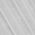 Zasłona biała o splocie płóciennym 140x250 cm przelotka - CINDY