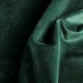 Zasłona szyta na taśmie 5 cm ENYA ciemnozielono butelkowo zielona z miękkiej półmatowej tkaniny welwetowej
