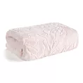 Ręcznik kąpielowy 50x90 cm bawełniany kolor różowy z wytłaczanym wzorem roślinnym 475 g/m2 FLORIA