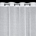Firana biała z siateczki niewymagająca prasowania 140x250 cm przelotka CINDY