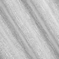 Zasłona popielato, srebrna z widocznym splotem 140x250 cm przelotka - AGNES
