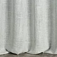 Zasłona szyta na flexach FELICITY srebrna o naturalnym splocie w melanżowych odcieniach