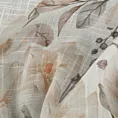 Zasłona naturalno, beżowa 140x250 cm przelotka - AMARA