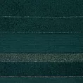 Ręcznik kąpielowy 70x140 cm bawełniany kolor ciemnozielony w pasy przetykany błyszczącą nicią 500 g/m2 APRIL