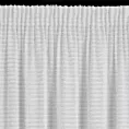 Zasłona biała zdobiona nicią szenilową z tkaniny szyfonowej 135x270 taśma - REINA - Eva Minge