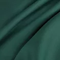 Obrus szyty ciemnozielony z gładkiej zaciemniającej tkaniny typu dimout