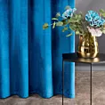 Zasłona welwetowa granatowa z połyskiem 140x250 cm przelotka - SAMANTA