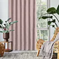 Zasłona różowa z tkaniny welurowej 560x240 cm taśma - Dora