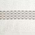 Ręcznik kąpielowy 70x140 cm bawełniany kolor kremowy z przeplataną bordiurą 500 g/m2 RIVA