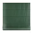 Roleta rzymska LUXOR ciemnozielona z eleganckiej lśniącej tkaniny o drobnym splocie
