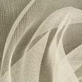 Firana szyta na taśmie 5 cm kremowa z drobnej, matowej siateczki o naturalnym wyglądzie, wykończona obciążnikiem