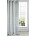 Zasłona szara w stylu eko 140x250 cm przelotka - PAOLA