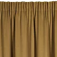 Zasłona miodowa zaciemniająca o strukturalnym wzorze 130x300 cm taśma - CARLO
