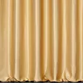 Zasłona szyta na taśmie 5 cm złocista z jednokolorowej gładkiej tkaniny