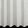 Zasłona beżowa, srebrna z dodatkiem lnu i błyszczącym akcentami 140x270 cm taśma - ROSI