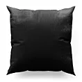 Poszewka szyta JULIETT czarna z eleganckiej połyskującej tkaniny przetykanej lureksową nicią