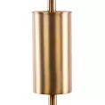 LIMITED COLLECTION Lampa stojąca VICTORIA 3 z nowoczesną metalową podstawą i welwetowym abażurem SIŁA ZŁOTA