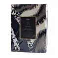 Pościel 160x200 cm z makosatyny bawełnianej kolor beżowy, czarny z motywem zwierzęcym Eva Minge