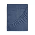 Prześcieradło frotte z gumką 180x200 cm z bawełny kolor granatowy 170 g/m2 Design 91