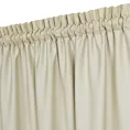 Zasłona jasnobeżowa z tkaniny welurowej 560x240 cm tunel Dora