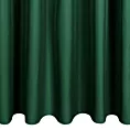 Zasłona ciemnozielona z wodoodpornej tkaniny idealna do ogrodu i na taras 155x240 cm szelki/rzep - GARDEN