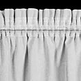 Zasłona srebrna 100% zaciemniająca z tkaniny typu - BLACKOUT 135x270 cm taśma - SUZAN